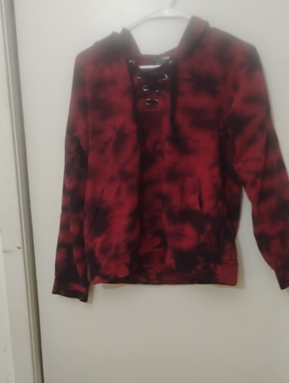 Hot Topic Deep Red Pullover Hoodie